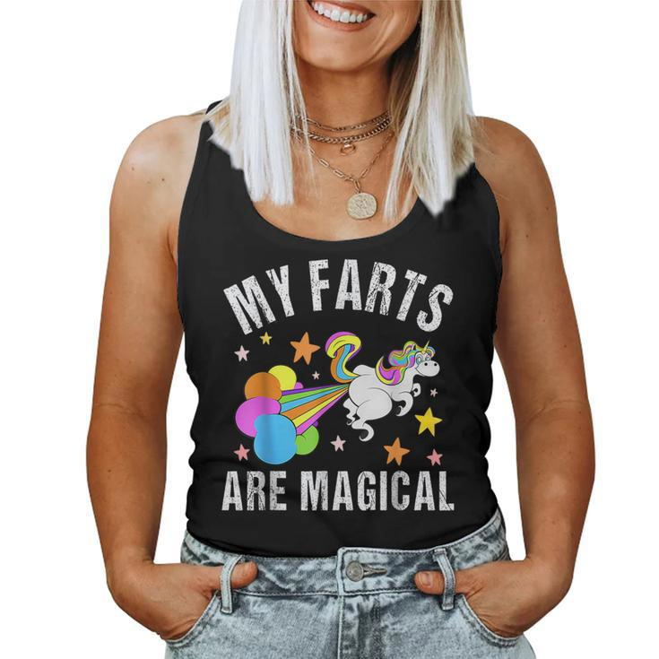 My Farts Are Magical Unicorn Gag Farting Sarcastic Women Tank Top