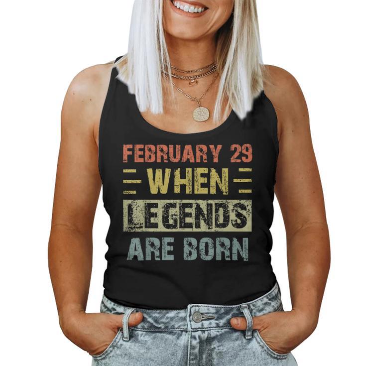 February 29 Birthday For Girls Cool Leap Year Women Tank Top