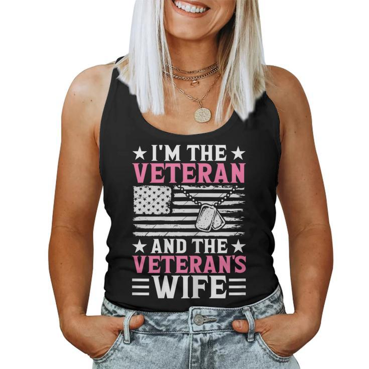 Female Veteran And Veteran's Wife Veteran Mom Women Tank Top