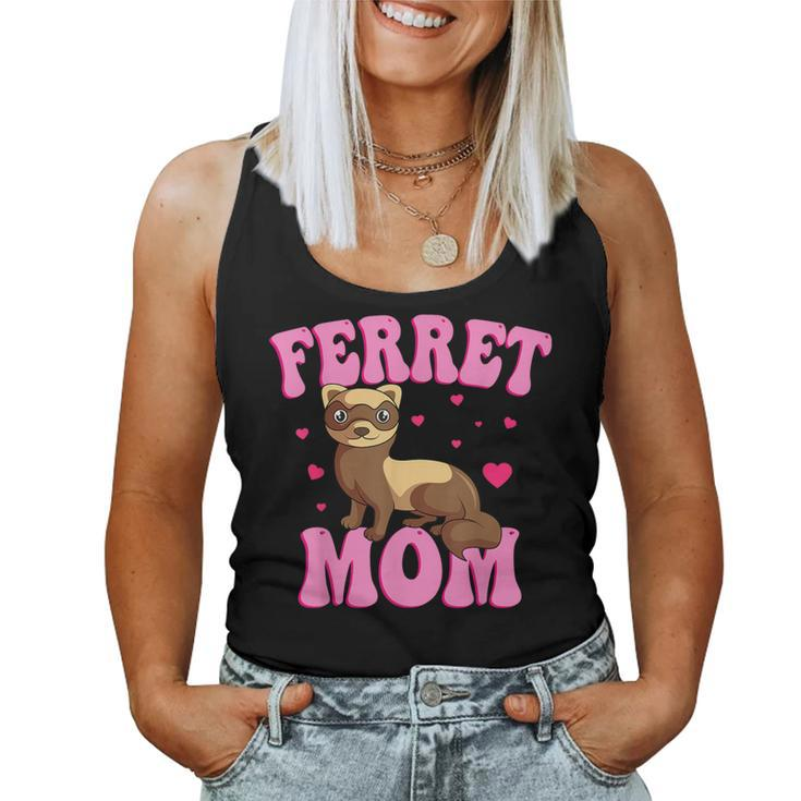 Ferret Mom Animal Lover Mother's Day Women Tank Top