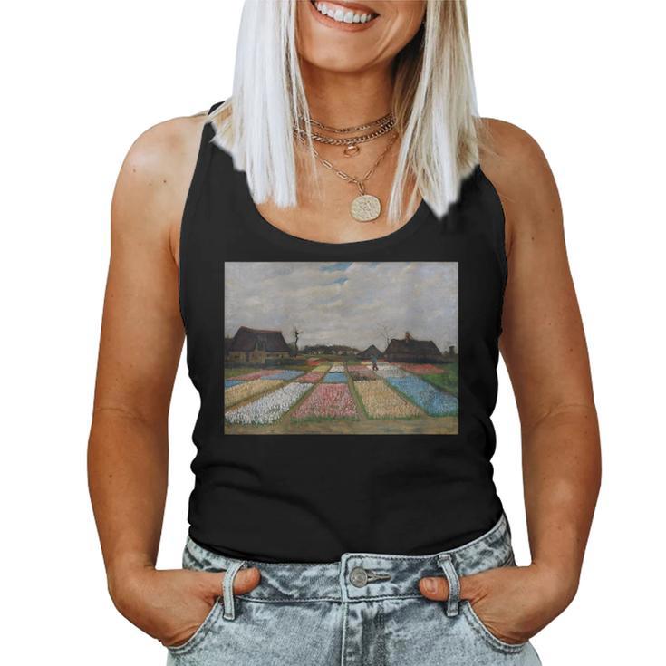 Flower Beds In Holland Bulb Fields Vincent Van Gogh Tulips Women Tank Top