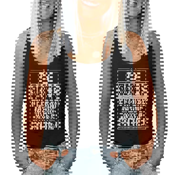 If Found Drunk Please Return To Friend I'm The Friend Women Tank Top