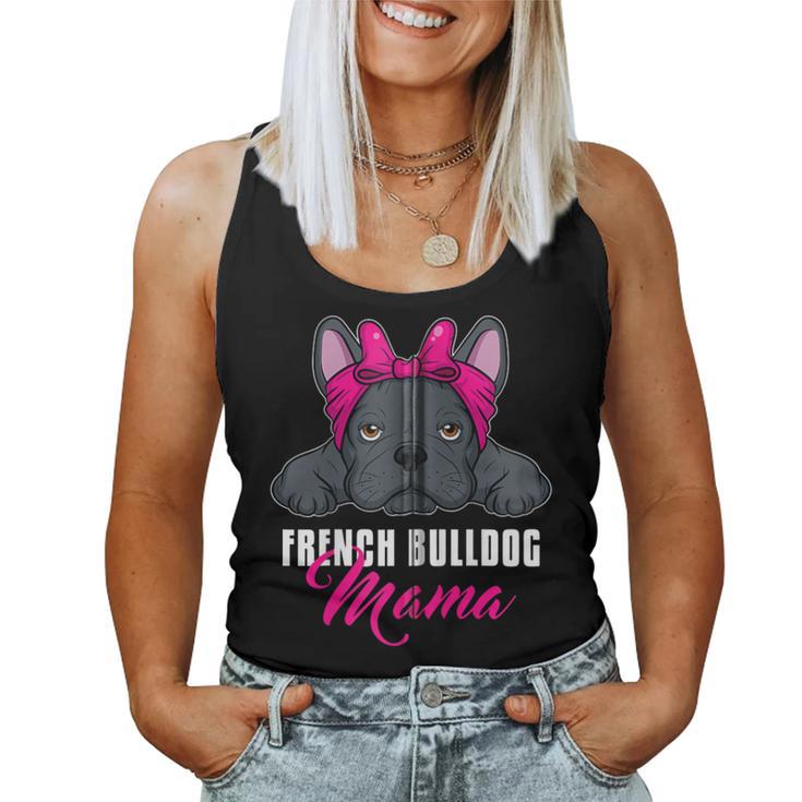 French Bulldog Mama Kapuzenjacke Tank Top Frauen