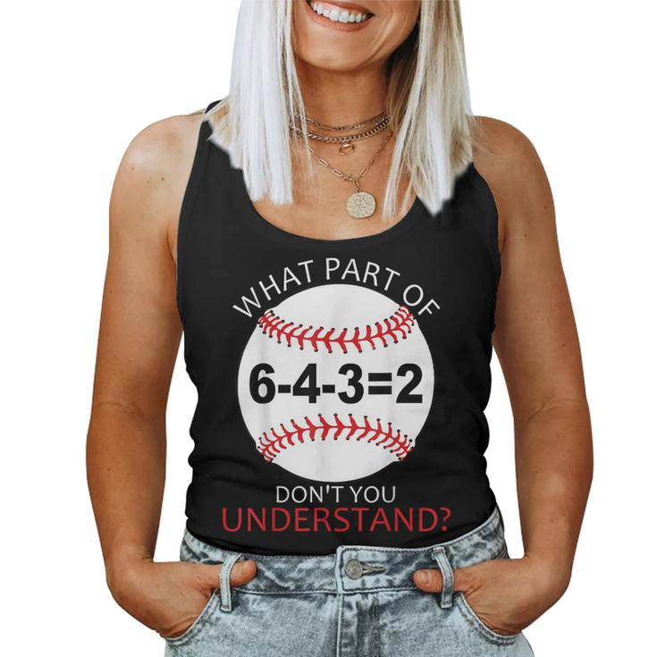 Fun Teacher Baseball 643 What Part Of Don't You Understand Women Tank Top