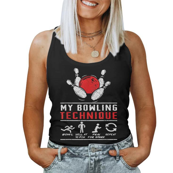 Bowler To Match Bowling Ball & Shoes Bowling Women Tank Top