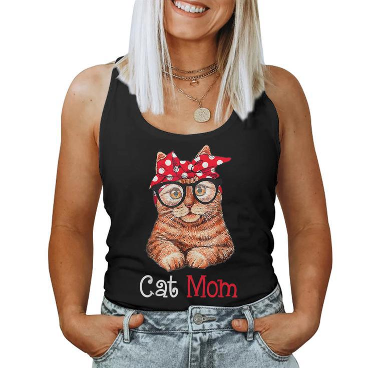 Cat Mom Cat Lovers Mother's Day Mom Mothers Women Tank Top