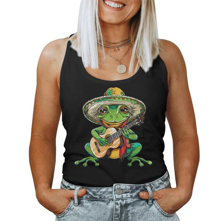 Frog Cinco De Mayo For Frog Lover Women Women Tank Top