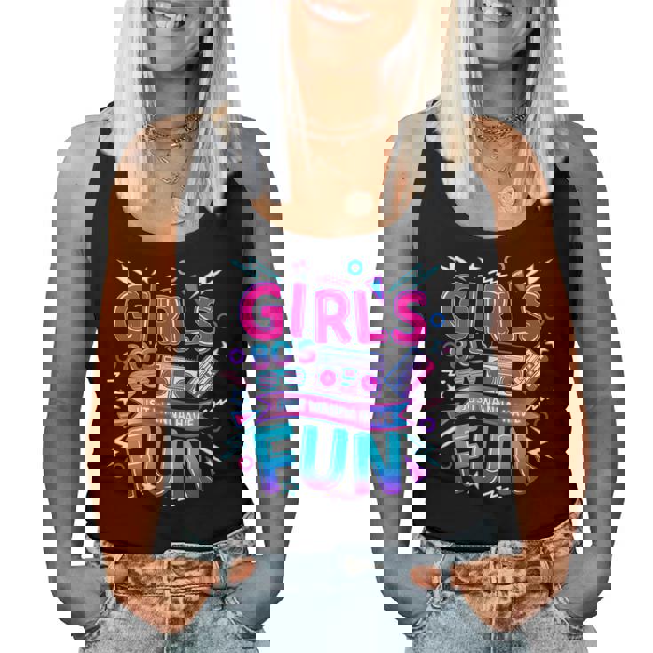 Girls Just Wanna Have Fun Nostalgia 1980S Women Tank Top