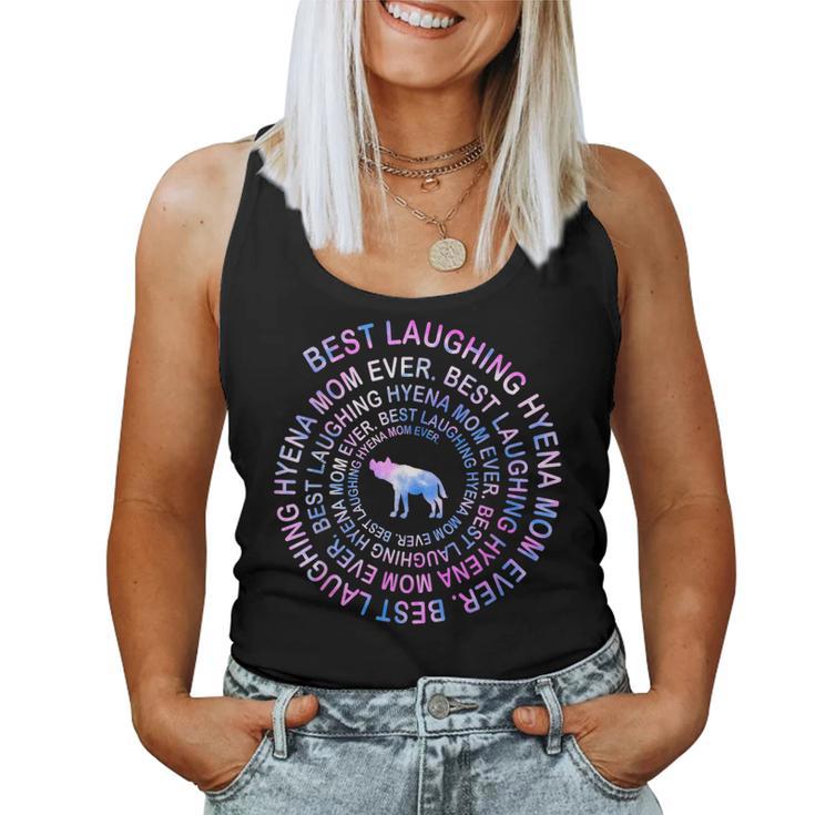 Laughing Hyena Mom Spiral Tie Dye Mother's Day Women Tank Top