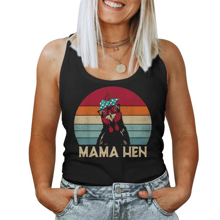 Mama Hen Chicken Mom Chicken Pajamas Retro Women Tank Top