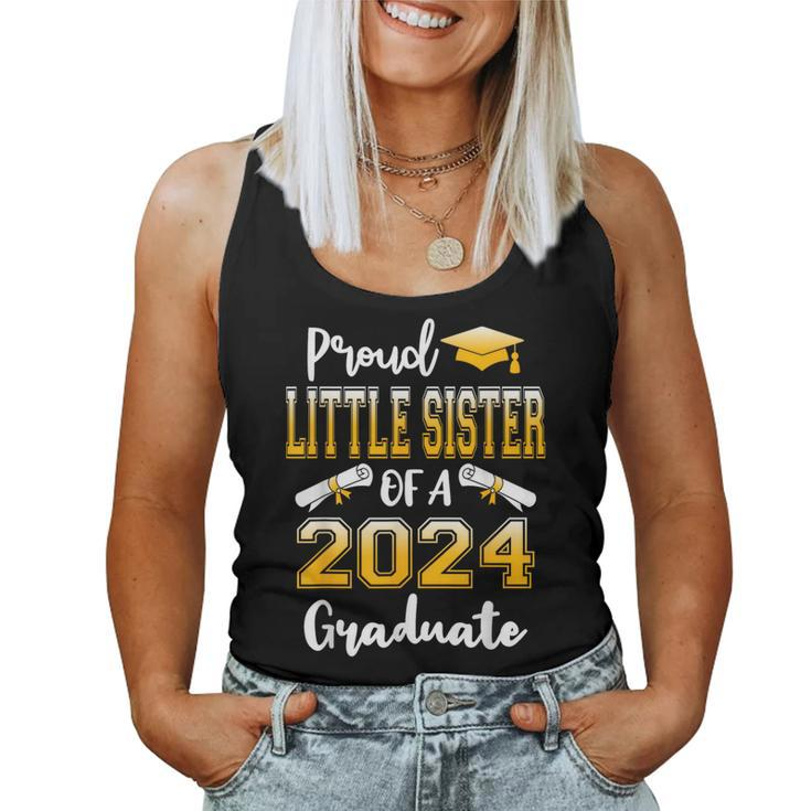 Proud Little Sister Of A Class Of 2024 Graduate Women Tank Top
