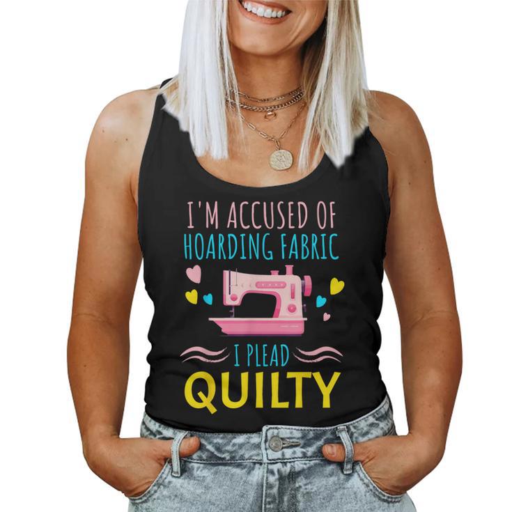 Quilting Quilt Sewing Craft Pun Women Women Tank Top