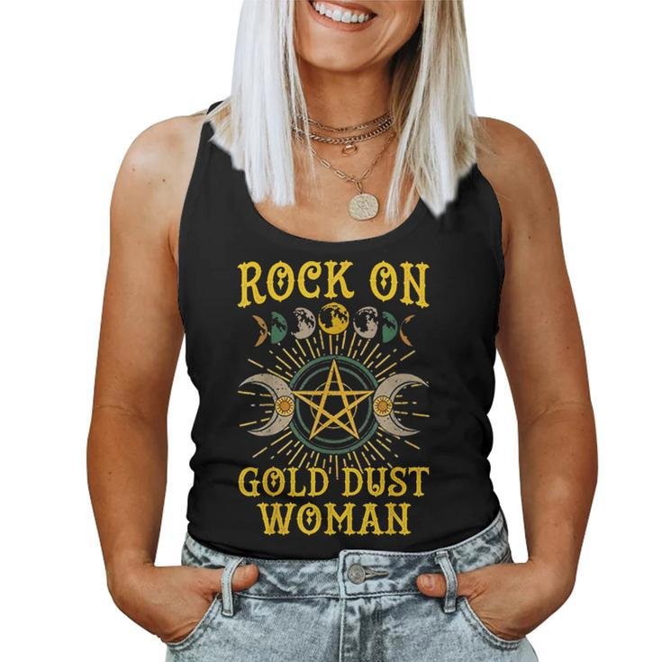 Rock On Gold Dust Woman For Birthday Women Tank Top
