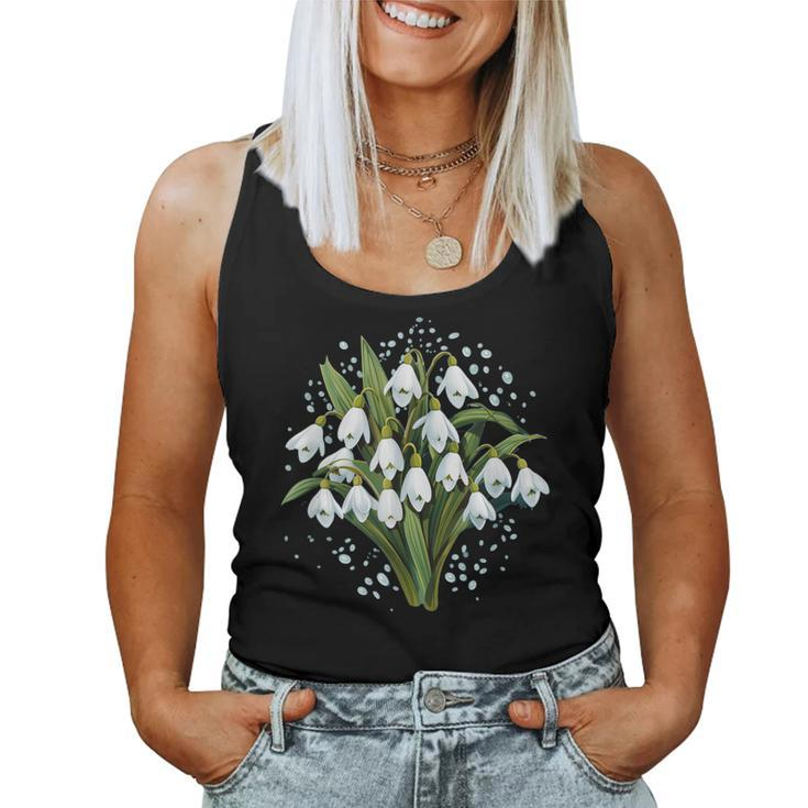 Snow Flowers With This Cool Snowdrop Flower Costume Women Tank Top