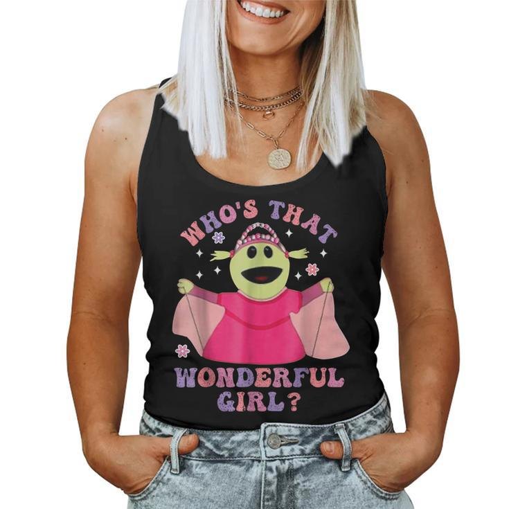 Who's That Wonderful Girl Could She Be Any Cuter Cute Women Tank Top