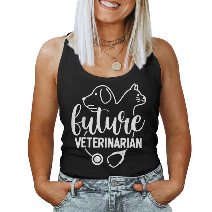 Future Veterinarian Boy Girl Veterinary Assistant Technician Women Tank Top