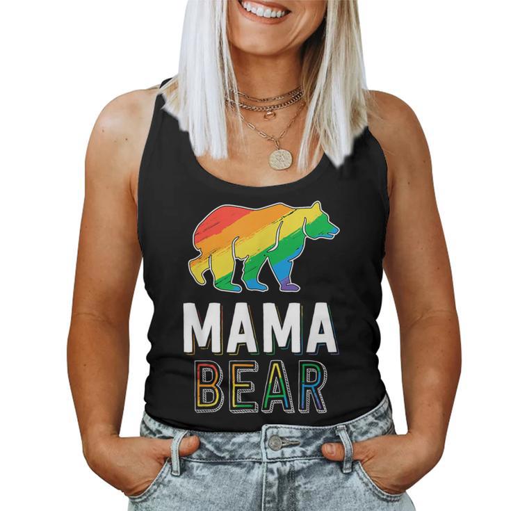 Gay Mama Bear Proud Mom Lgbtq Parent Lgbt Mother Women Tank Top