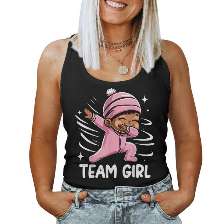 Gender Reveal Party Team Girl Baby Announcement Women Tank Top