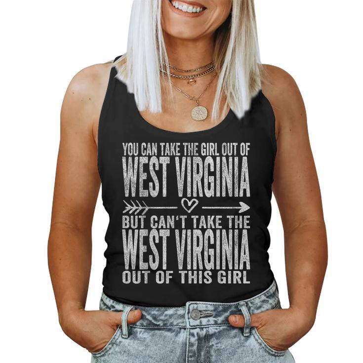 Girl Out Of West Virginia Hometown Home West Virginia Women Tank Top