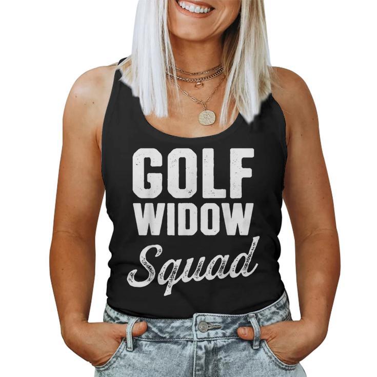 Golf Widow Wife Squad Golfer Golfing Women Tank Top