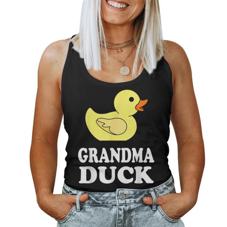 Grandma Duck  Mama Rubber Duck Lover Women Tank Top