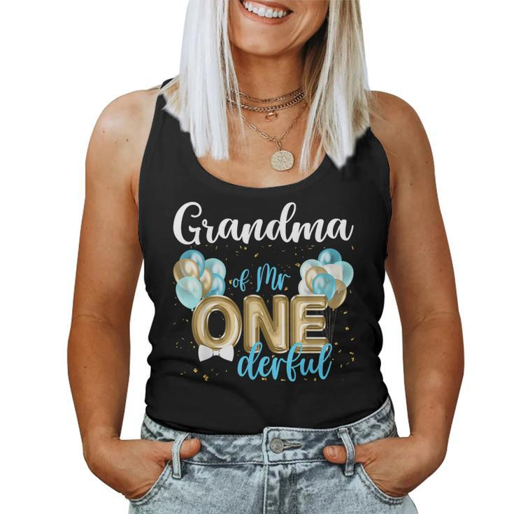 Grandma Of Mr Onederful 1St Birthday First One-Derful Women Tank Top