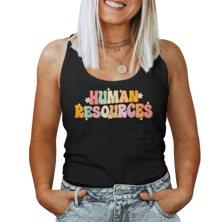 Groovy Human Resources Recruitment Specialist Hr Squad Women Tank Top
