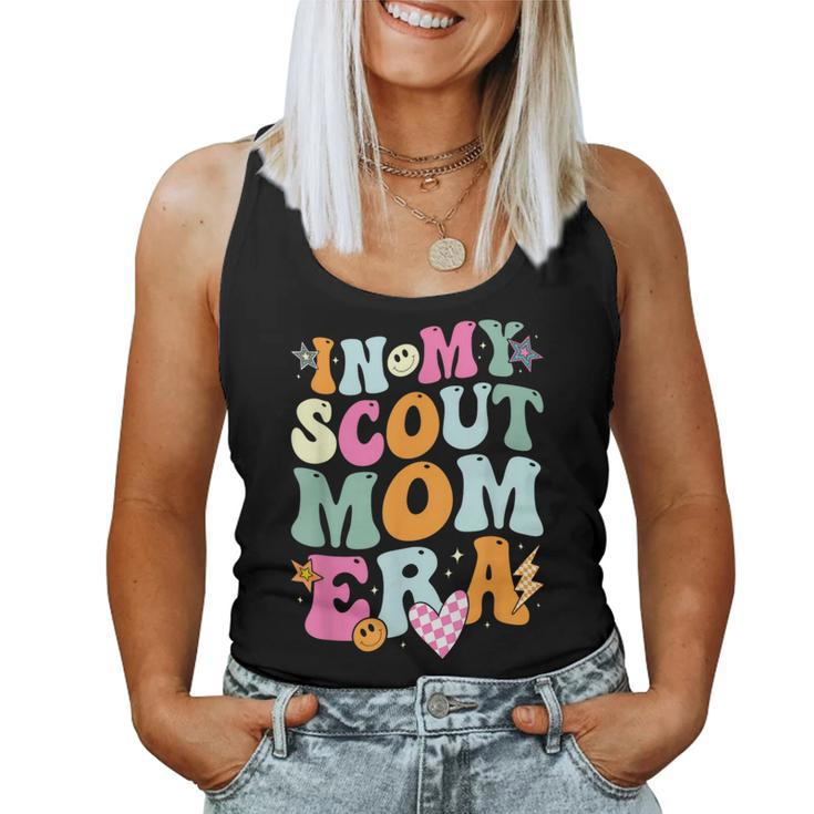 Groovy In My Scout Mom Era Scout Mom Retro Women Tank Top