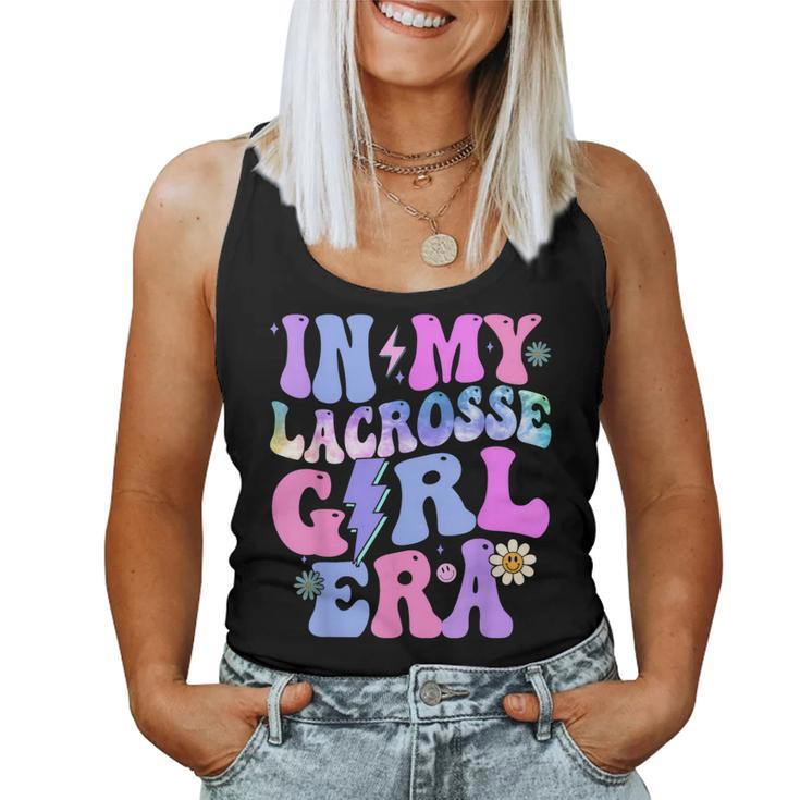Groovy Tie Dye In My Lacrosse Girl Era Women Tank Top
