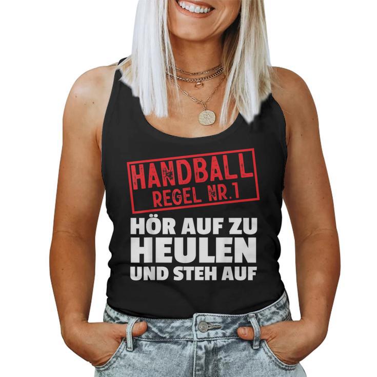 Handball Regel Hör Auf Zu Howl Player Hanballer Tank Top Frauen