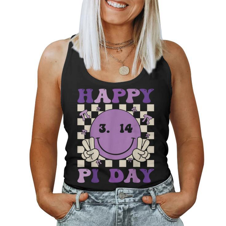 Happy Pi Day 2024 Teacher Student Math Symbol 314 Pi Day Women Tank Top