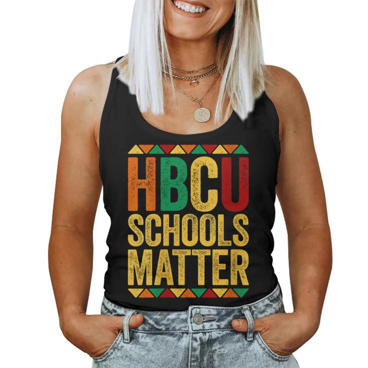 Hbcu Schools Matter Historical Black College Alumni Women Tank Top