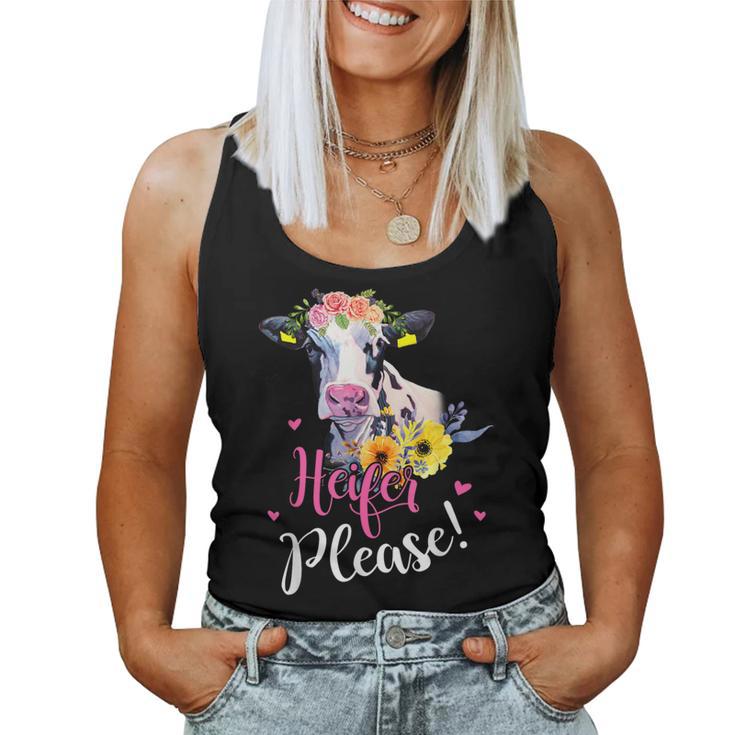 Heifer Please Farmer Cow Lovers Womens Women Tank Top