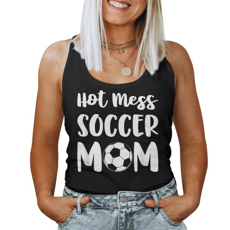 Heiße Fußball-Mama Lustige Fußball-Mama Tank Top Frauen