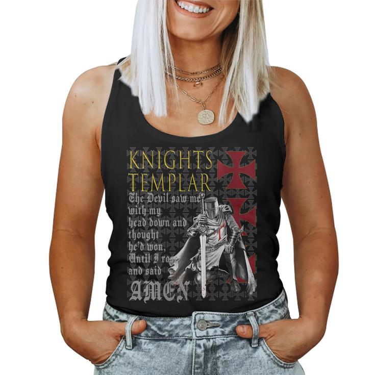 In Hoc Signo Vinces Christian Warrior & Knights Templar Women Tank Top