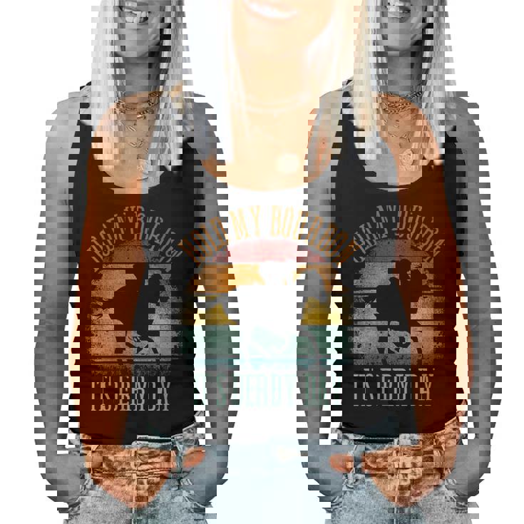 Hold My Bourbon It's Derby Day Kentucky Horse Racing Women Tank Top