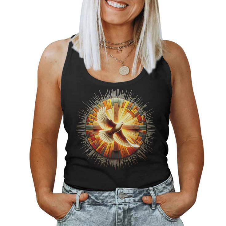 Holy Spirit Dove Powered Christian For And Women Women Tank Top