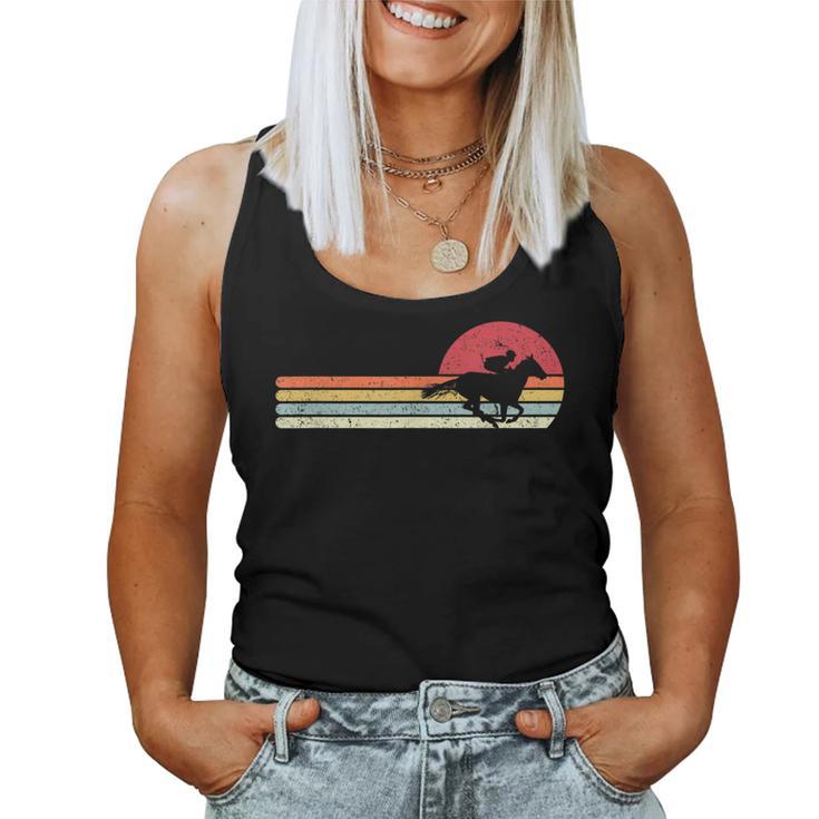 Horse Racing Retro Style For Jockey Women Tank Top