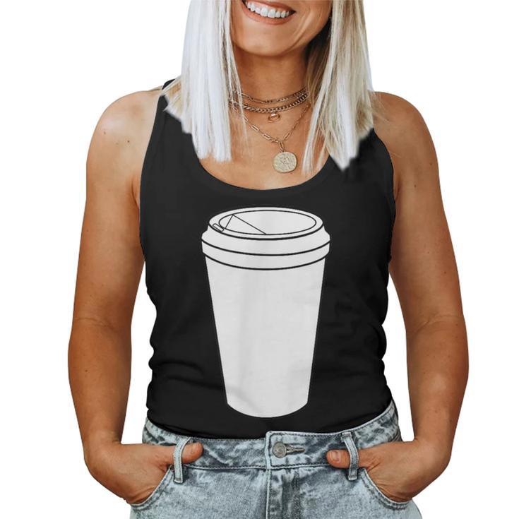 Hot Coffee To Go Paper Cup Women Tank Top