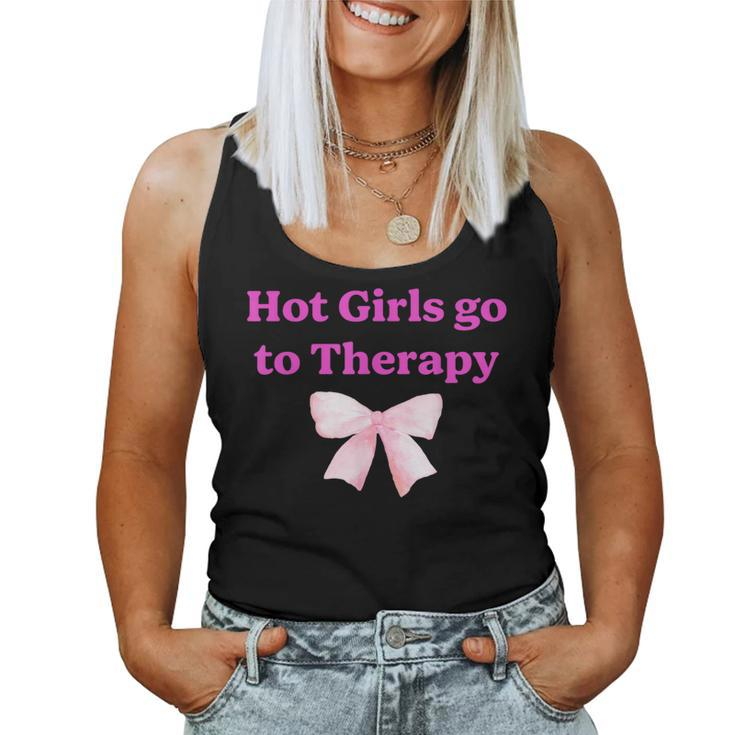 Hot Girls Go To Therapy Apparel Women Tank Top