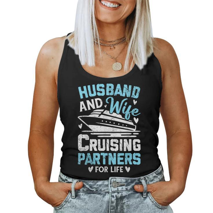 Husband And Wife Cruising Partners For Life Cruise Ship Women Tank Top