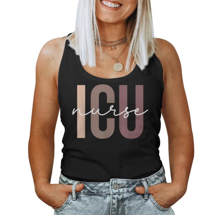 Icu Registered Nurse Intensive Care Unit Rn Staff Icu Nurse Women Tank Top