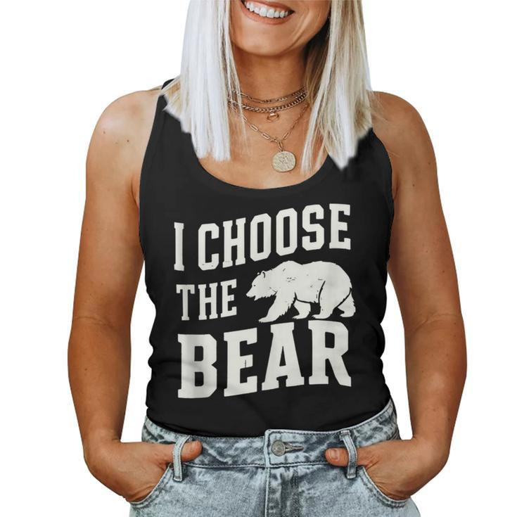 I'd Choose The Bear Would Rather Choose The Bear Women Tank Top