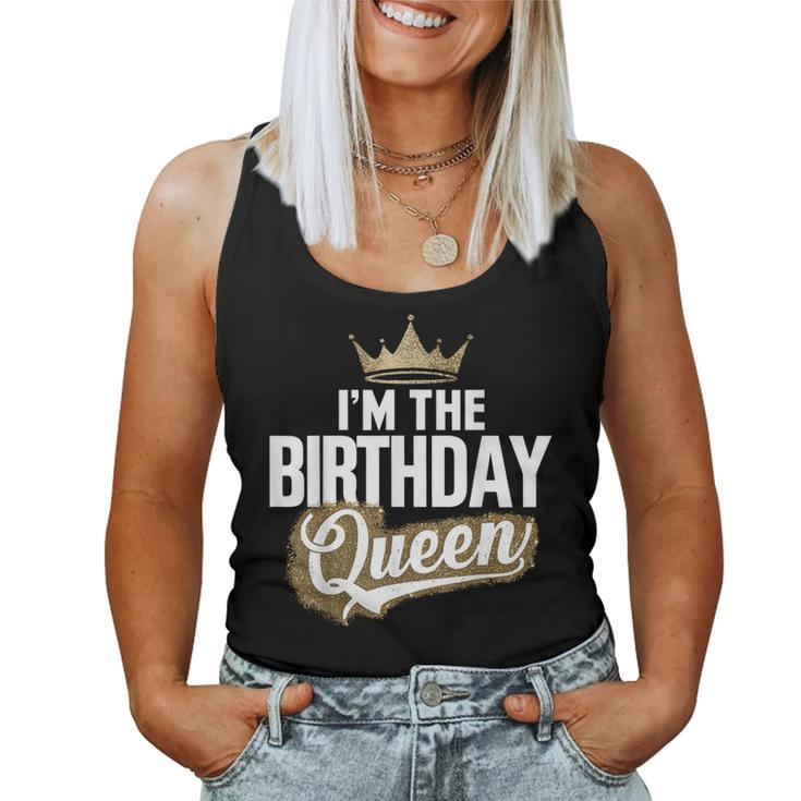 I'm The Birthday Queen Couples Matching Birthday Party Women Tank Top
