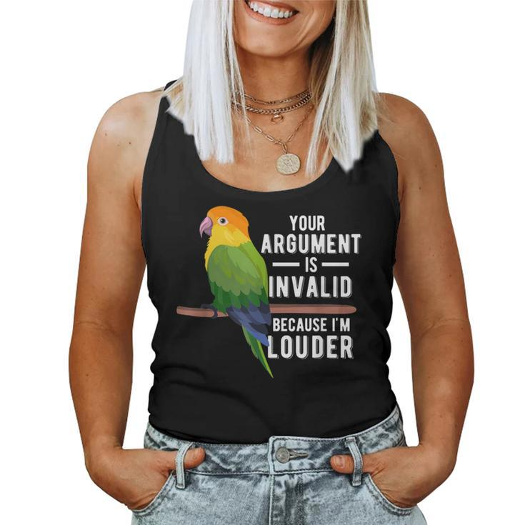 I'm Louder Caique Owner Caique Parrot Mom Women Tank Top
