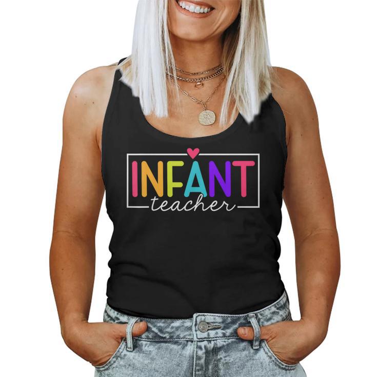 Infant Teacher Daycare Provider Childcare Teacher Women Tank Top