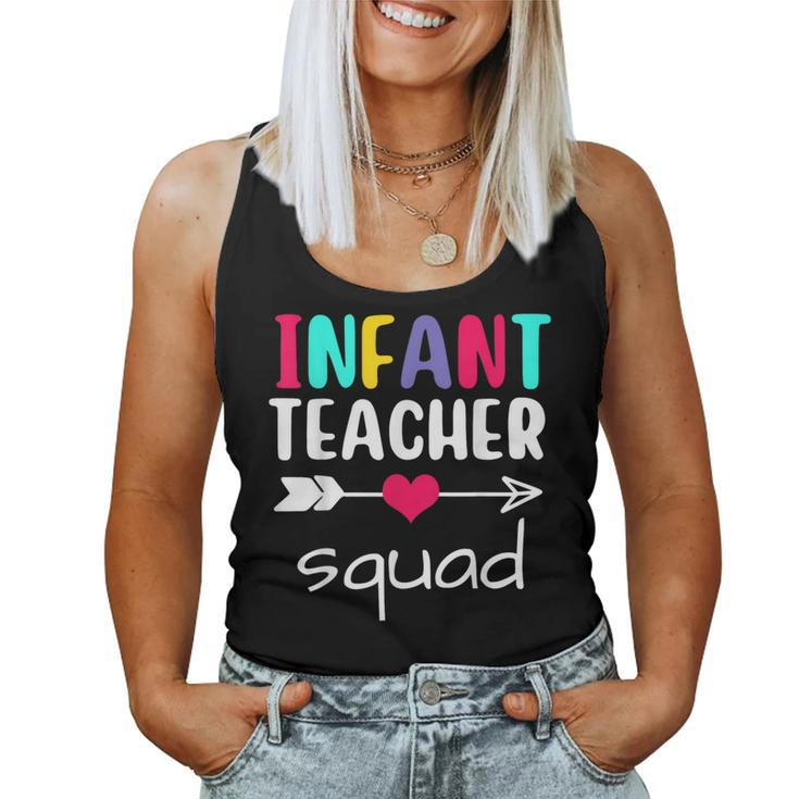 Infant Teacher Squad Matching Back To School First Day Women Tank Top