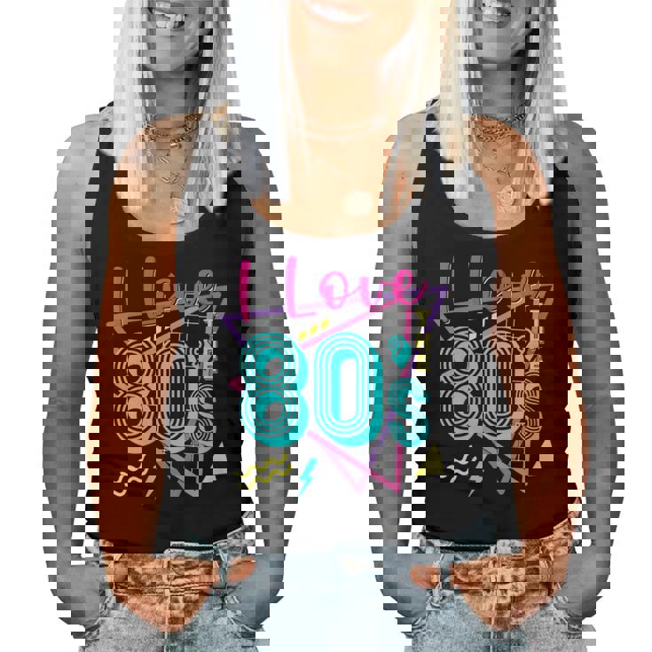 J'aime Les Années 80 I Love The 80S Women Tank Top