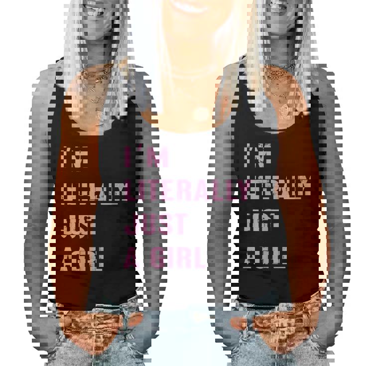 Je Ne Suis Littéralement Qu'une Fille Coquette Cute Trending Women Tank Top