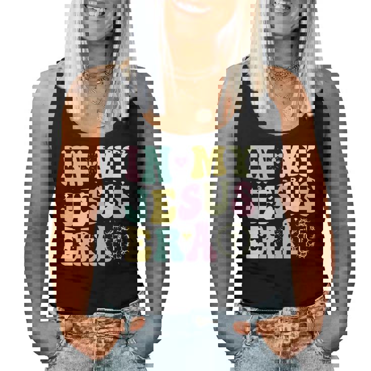 In My Jesus Era Christian Jesus Lover Religion Good Friday Women Tank Top